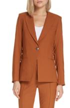 Women's Veronica Beard Taye Lace-up Dickey Jacket