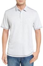 Men's Tommy Bahama New Double Tempo Spectator Jersey Polo - Grey