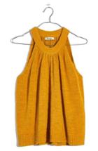 Women's Madewell Gathered Sweater Tank, Size - Yellow