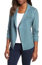 Women's Nic+zoe Stretch Cotton Blazer - Blue