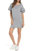 Women's Dee Elly Ruffle Knit Shift Dress - Grey