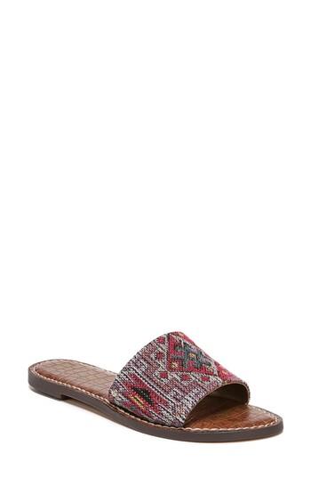 Women's Sam Edelman Gio Slide Sandal .5 M - Red