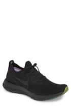 Men's Nike Epic React Flyknit Betrue Running Shoe M - Black