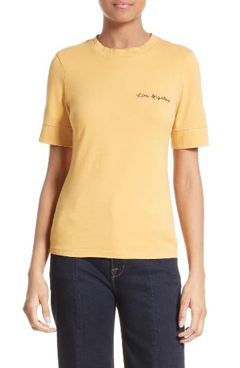 Women's Frame Cotton Tee - Yellow