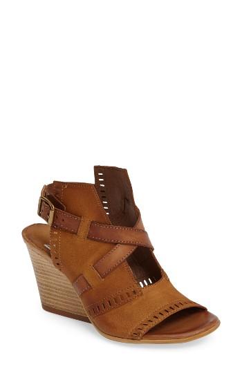 Women's Miz Mooz Kipling Perforated Sandal Eu - Brown