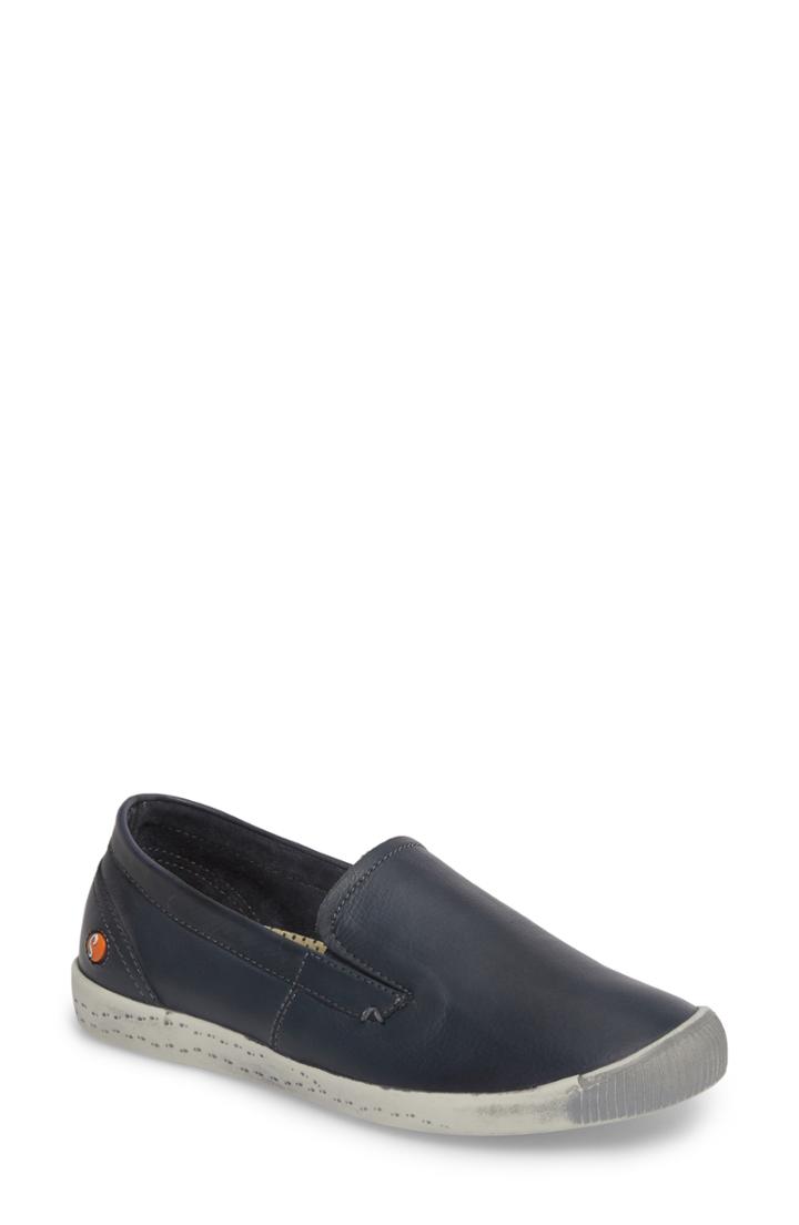 Women's Softinos By Fly London Ita Slip-on Sneaker Us / 35eu - Blue