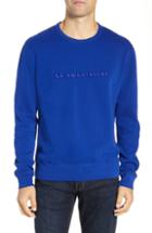 Men's French Connection Le Sweatshirt Regular Fit Embroidered Sweatshirt - Blue