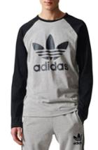 Men's Adidas Logo Graphic T-shirt, Size - Grey