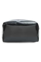 Yoki Bags Metallic Cosmetics Bag, Size - Black