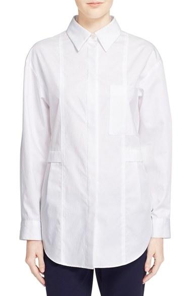 Women's Grey Jason Wu Cotton Poplin Shirt