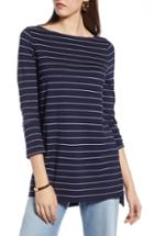 Women's Halogen Bateau Neck Tunic - Blue