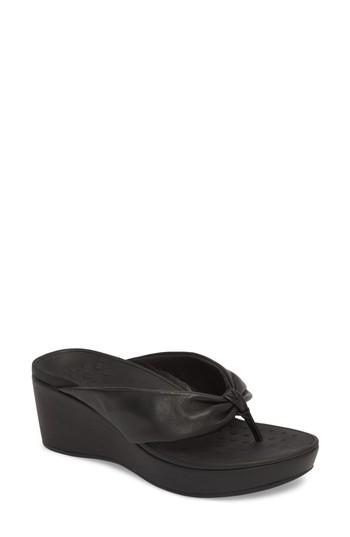 Women's Vionic Arabella Orthaheel Wedge Sandal M - Black
