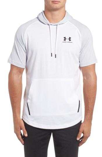 Men's Under Armour Sportstyle Hoodie, Size - White