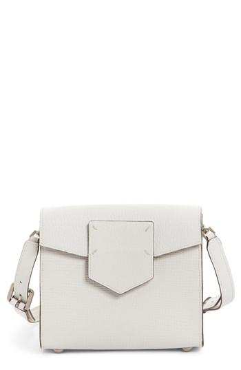 Maison Margiela Bonded Leather Crossbody Bag - White
