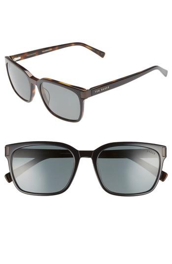 Men's Ted Baker London 56mm Polarized Square Sunglasses -