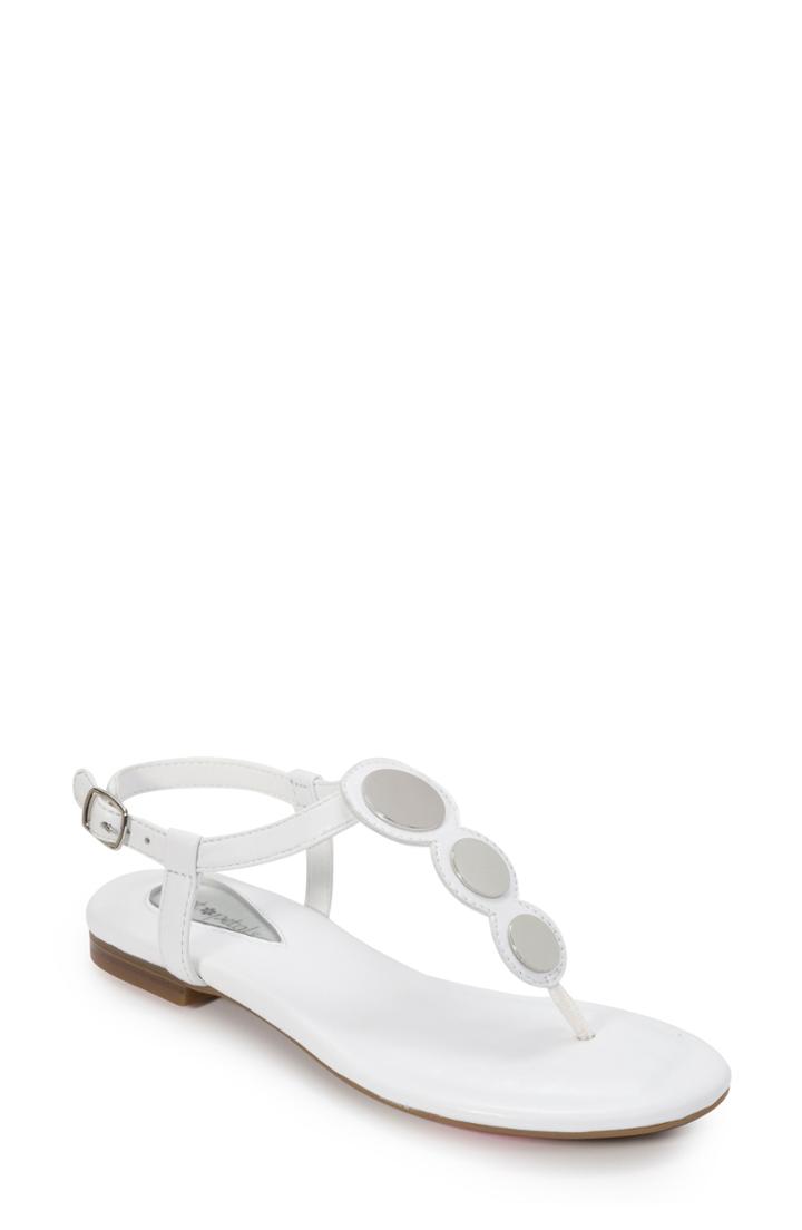 Women's Foot Petals Ellie Sandal .5 M - White