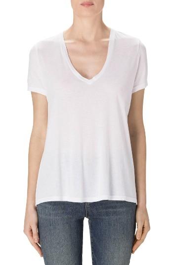 Women's J Brand Janis V-neck Tee - White