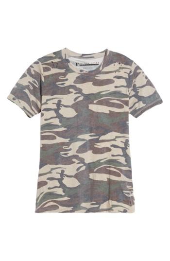 Women's Prince Peter Distressed Camo Tee - Green