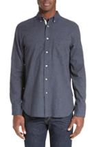 Men's Rag & Bone Standard Issue Trim Fit Sport Shirt, Size - Blue
