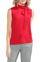 Women's Vince Camuto Tie Neck Blouse - Red