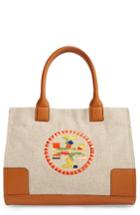 Tory Burch Mini Logo Canvas Tote -