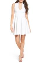 Women's Soprano V-neck Skater Dress - Ivory