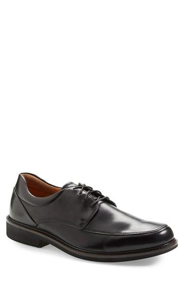 Men's Ecco 'holton' Apron Toe Derby -9.5us / 43eu - Black