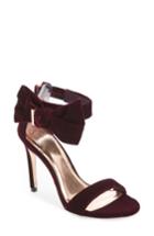 Women's Ted Baker London Torabel Bow Sandal M - Burgundy