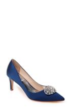 Women's Badgley Mischka Sunshine Embellished Pump M - Blue