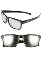 Women's Oakley Sliver(tm) Halo 57mm Sunglasses - Black/ Chrome Iridium