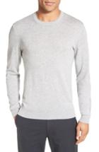 Men's Burberry Brit Richmond Cotton & Cashmere Sweater, Size - Grey