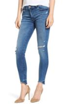 Women's Dl1961 Emma Raw Hem Low Rise Skinny Jeans - Blue