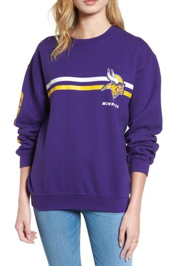 Women's Junk Food Retro Nfl Team Sweatshirt - Purple