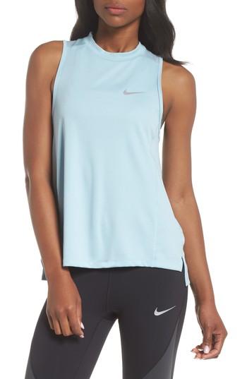 Women's Nike Dry Miler Tank - Blue