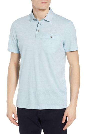 Men's Ted Baker London Lental Trim Fit Polo (xxl) - Green