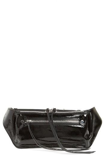 Rag & Bone Ellis Patent Leather Fanny Pack - Grey