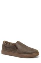 Men's Trask Alex Genuine Shearling Slip-on Sneaker M - Brown