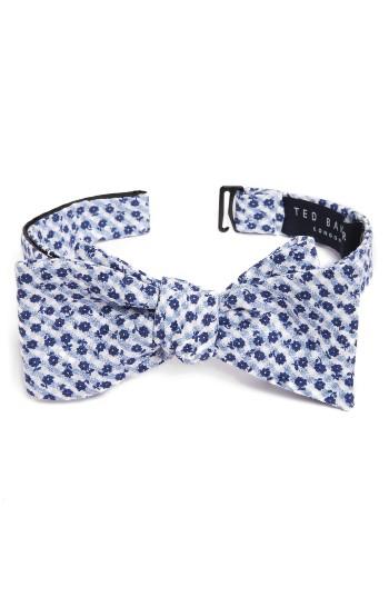 Men's Ted Baker London Floral Print Seersucker Bow Tie