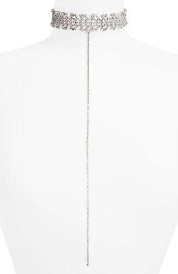 Women's Topshop Tiara Crystal Choker Necklace