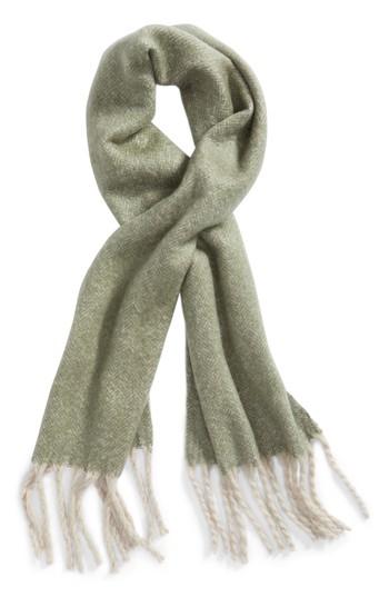 Women's Free People Kensington Brushed Herringbone Fringe Scarf