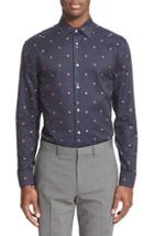 Men's Paul Smith London Trim Fit Apricot Jacquard Dress Shirt