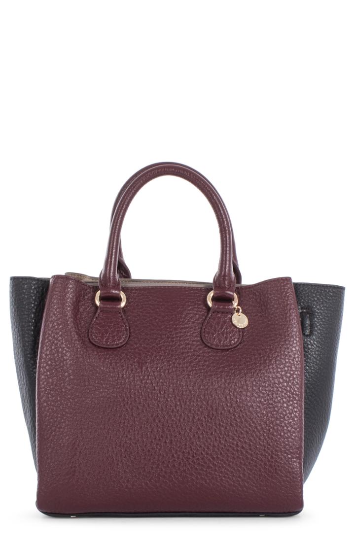 Celine Dion Adagio Tritone Leather Satchel - White