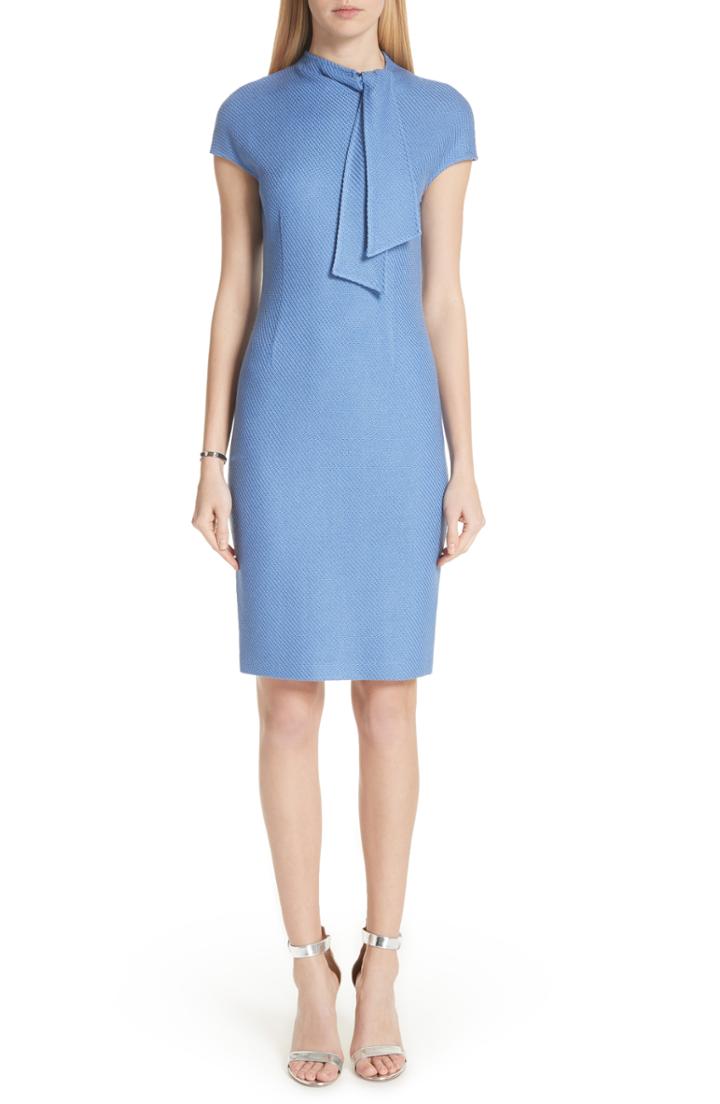 Women's Eliza J Ruffle Sleeve Sheath Dress (similar To 14w) - Blue