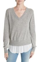 Women's Brochu Walker Mix Media Wool & Cashmere Sweater