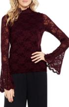 Women's Vince Camuto Bell Sleeve Lace Top - Red