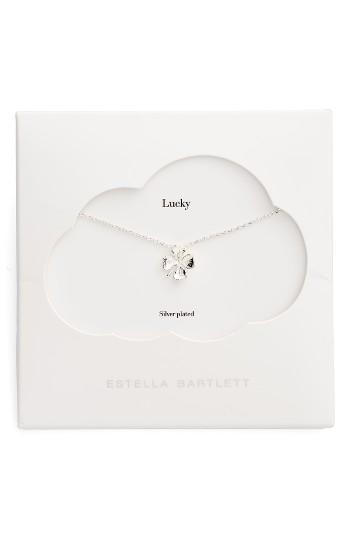 Women's Estella Bartlett Lucky Clover Necklace