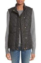 Women's Burberry Westleton Quilted Vest, Size - Black