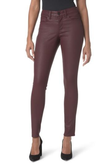 Women's Nydj Coated Stretch Skinny Jeans - Red