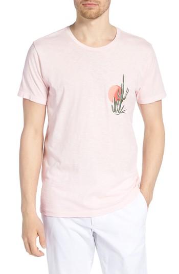 Men's Bonobos Cactus Sunset Slim Fit T-shirt - Pink