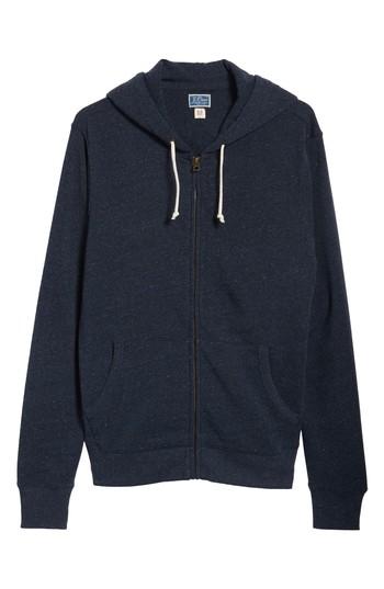 Men's J.crew Brushed Fleece Zip Hoodie